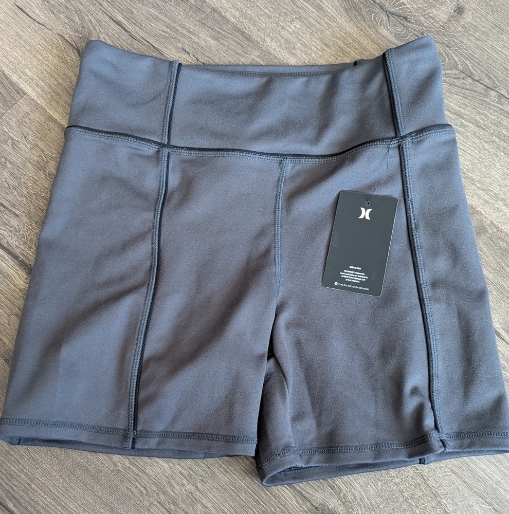 Hurley Gray biker Shorts